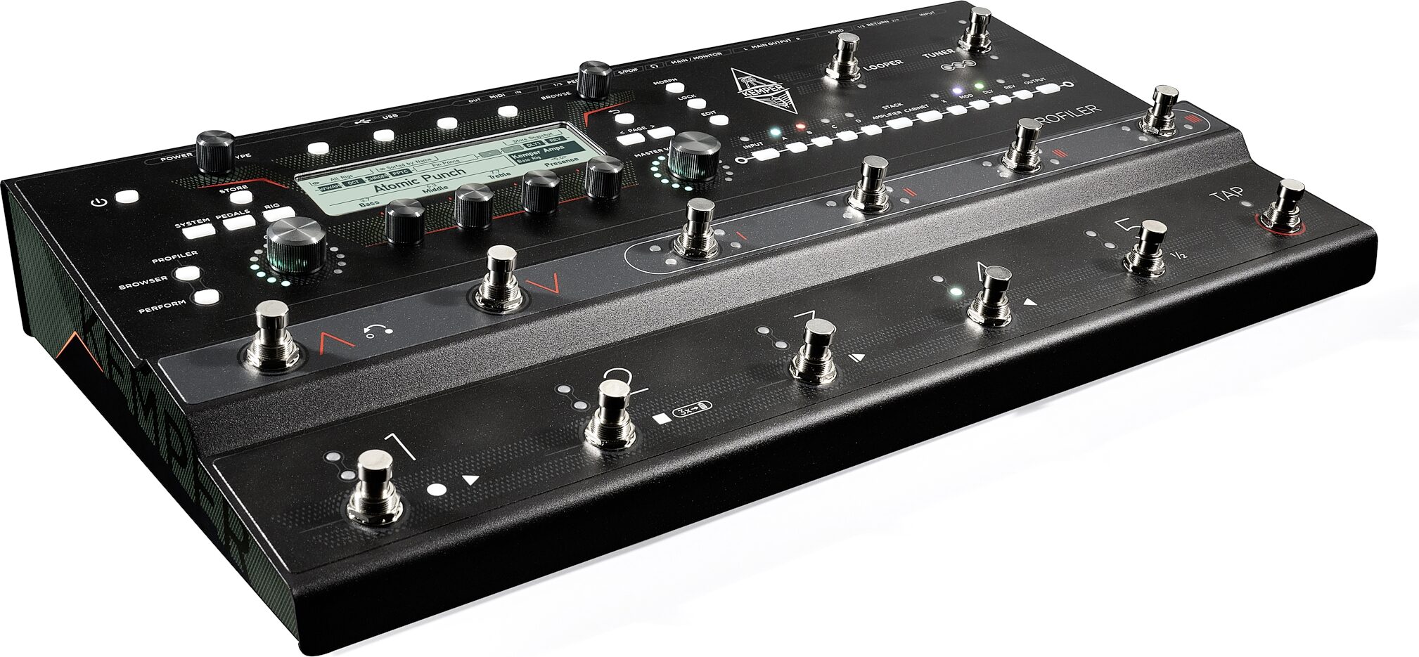 Kemper Profiler Stage MK2 Floorboard Amp Modeler, New, Action Position Back