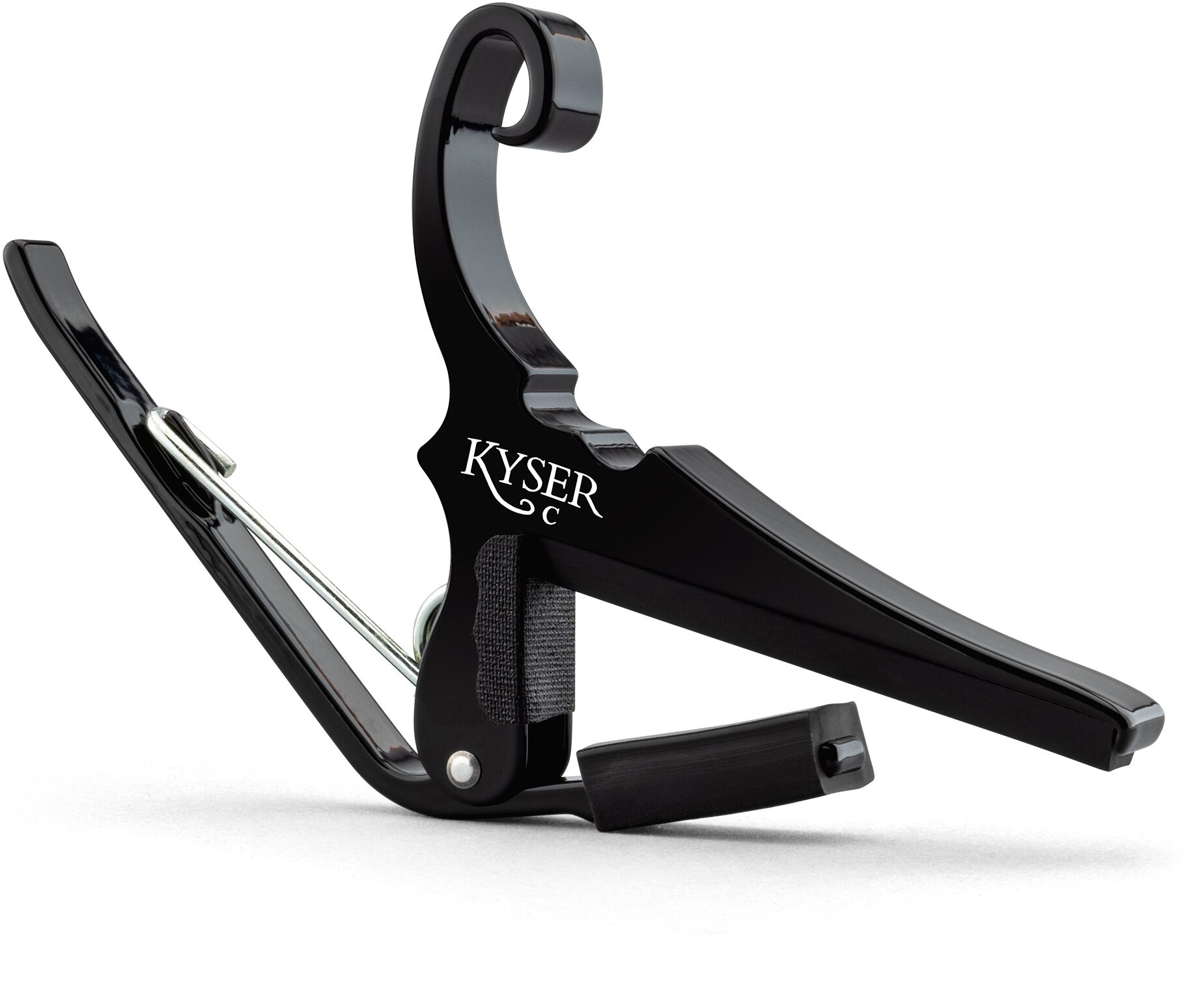 Kyser Quick-Change Classical Capo, Black, Action Position Back