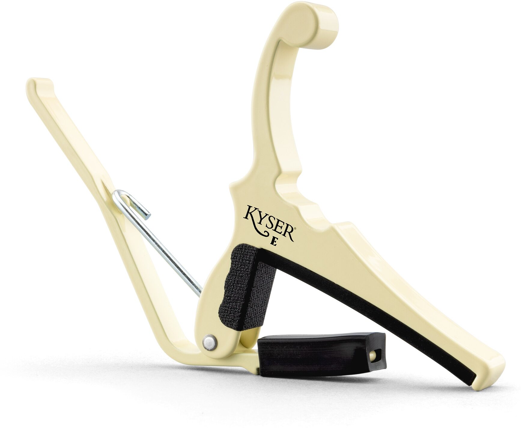 Kyser x Fender Guitar Capo, Olympic White, Action Position Back