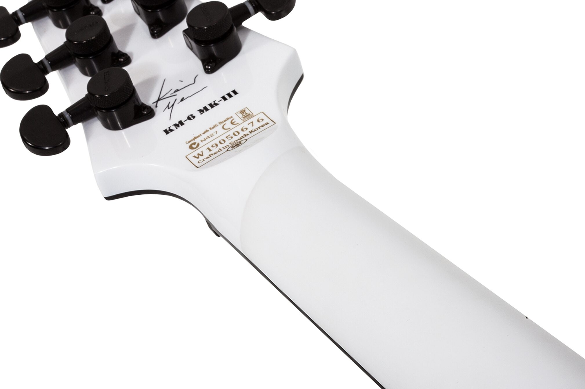 Schecter Keith Merrow KM-6 MKIII Hybrid Electric Guitar, Action Position Back