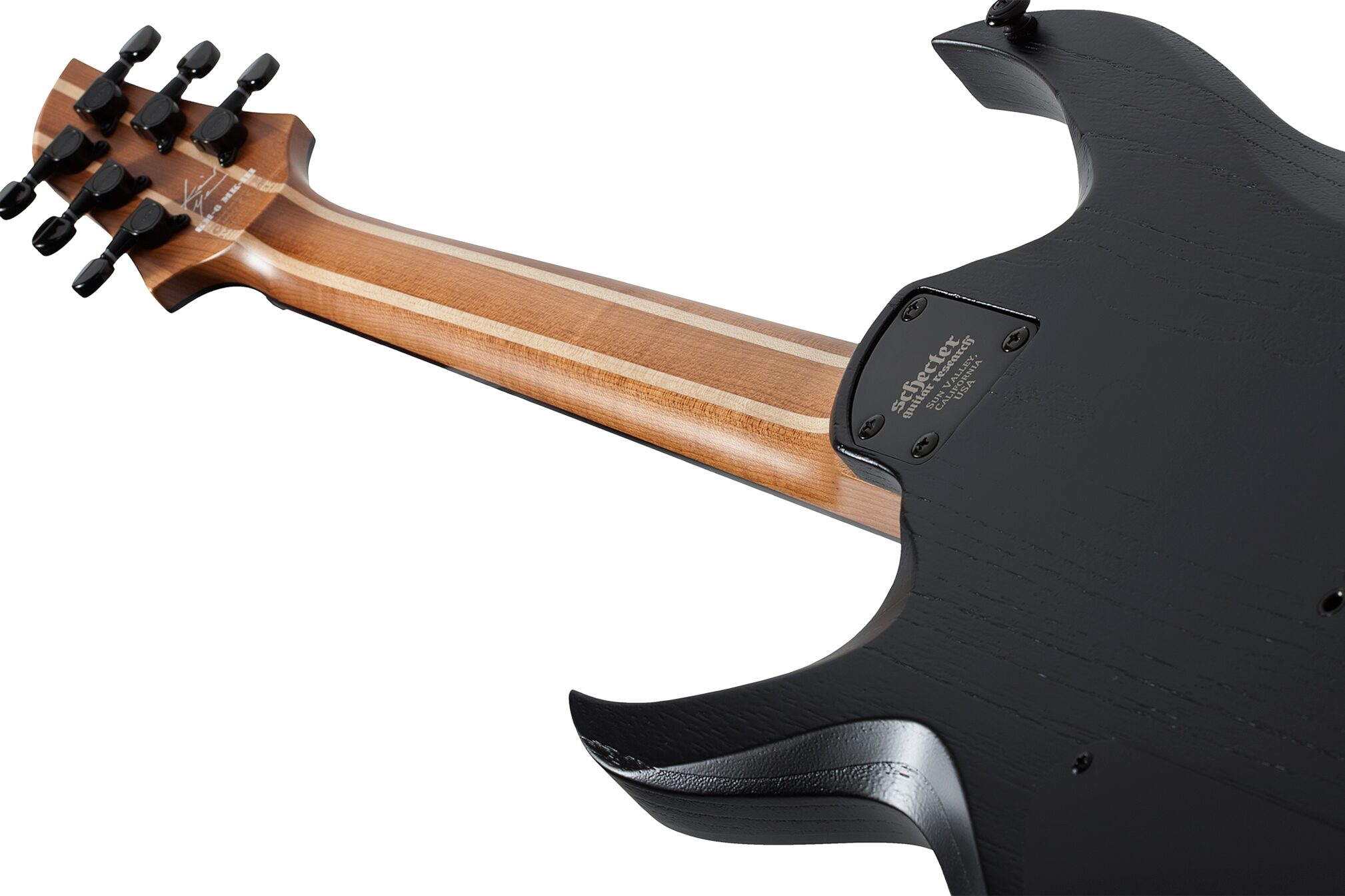 Schecter Keith Merrow KM-6 MKIII Standard Electric Guitar, Action Position Back