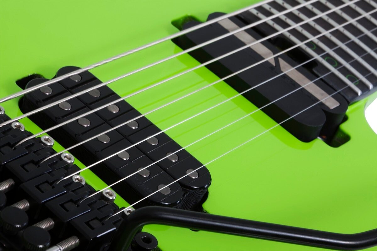 Schecter KM-7 FR-S MkIII Keith Merrow Hybrid Electric Guitar, 7-String, view