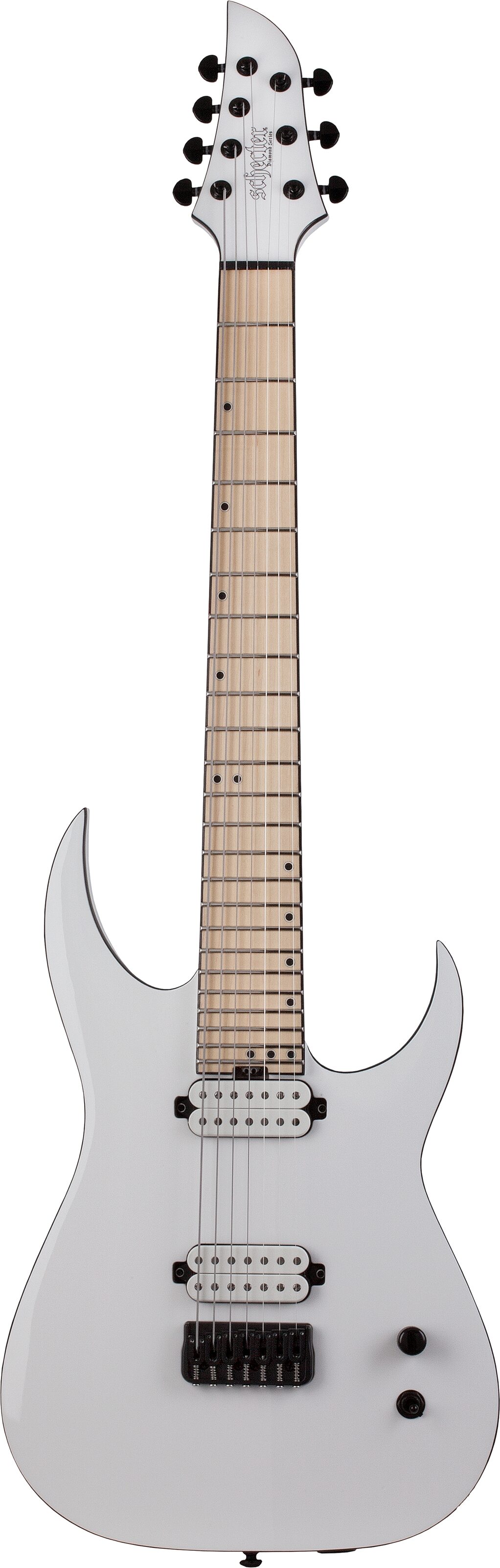 Schecter Keith Merrow KM-7 MKIII Hybrid Electric Guitar, 7-String, Action Position Back