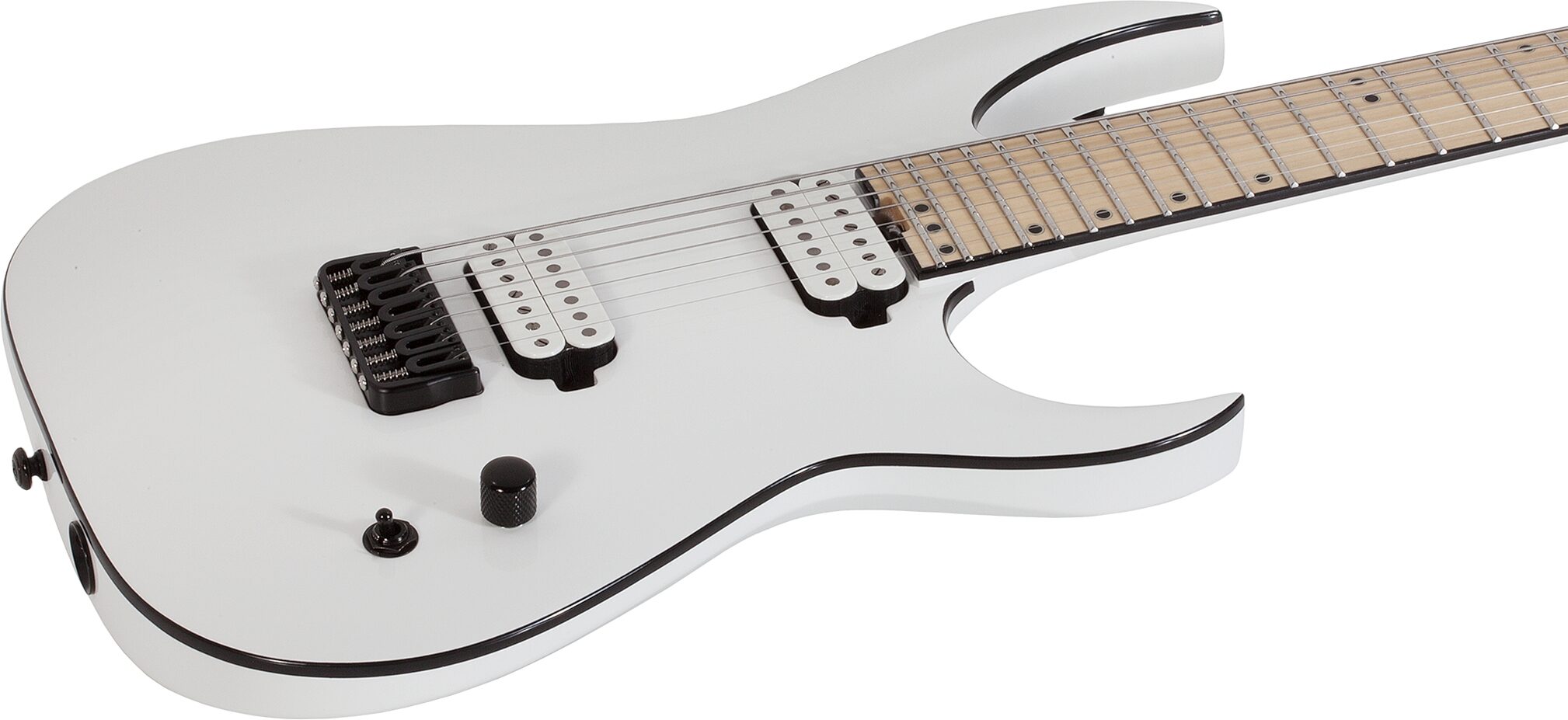Schecter Keith Merrow KM-7 MKIII Hybrid Electric Guitar, 7-String, Action Position Back