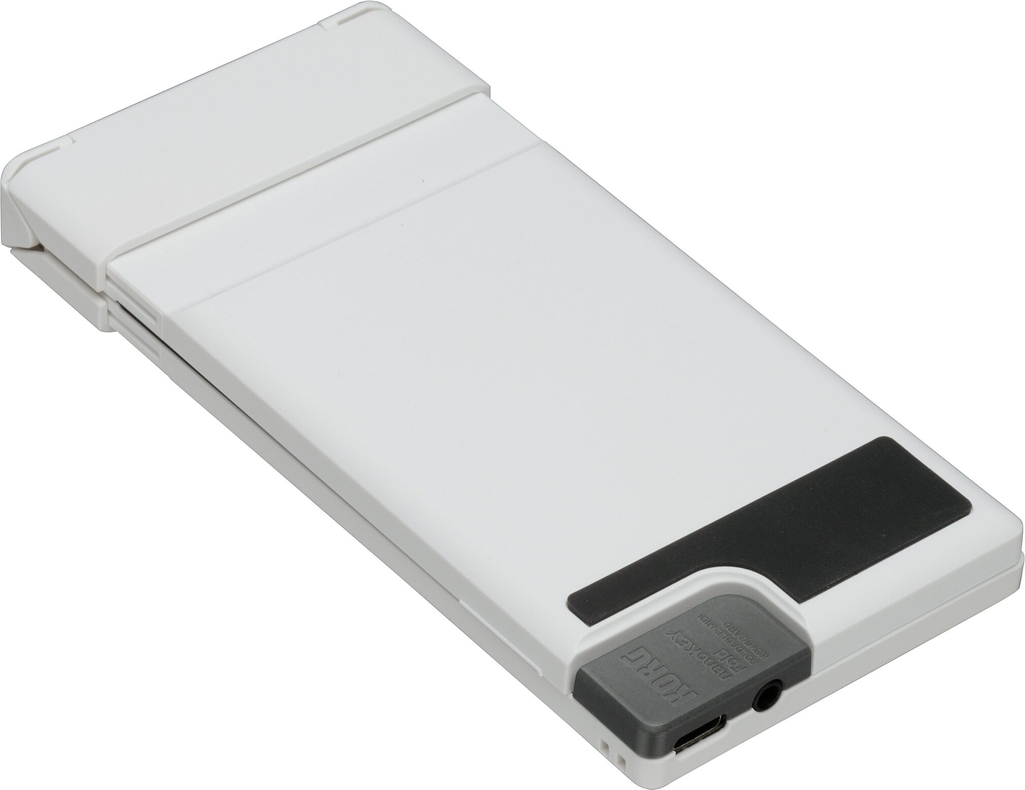 Korg Nanokey Fold USB MIDI keyboard, White, Open Box (Very Good), Action Position Back