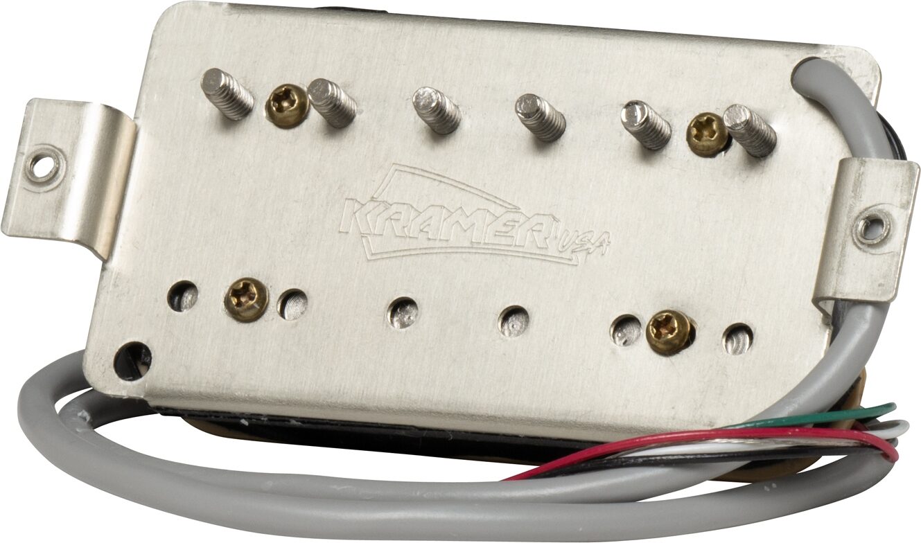 Kramer Eruption Treble Humbucker Pickup, Double Black, Action Position Back