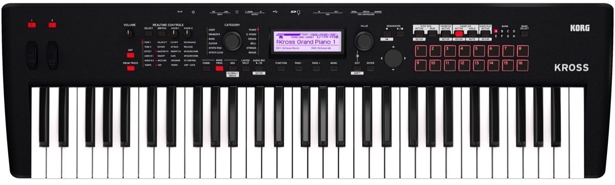 Korg KROSS 2 Keyboard Synthesizer Workstation, 61-Key