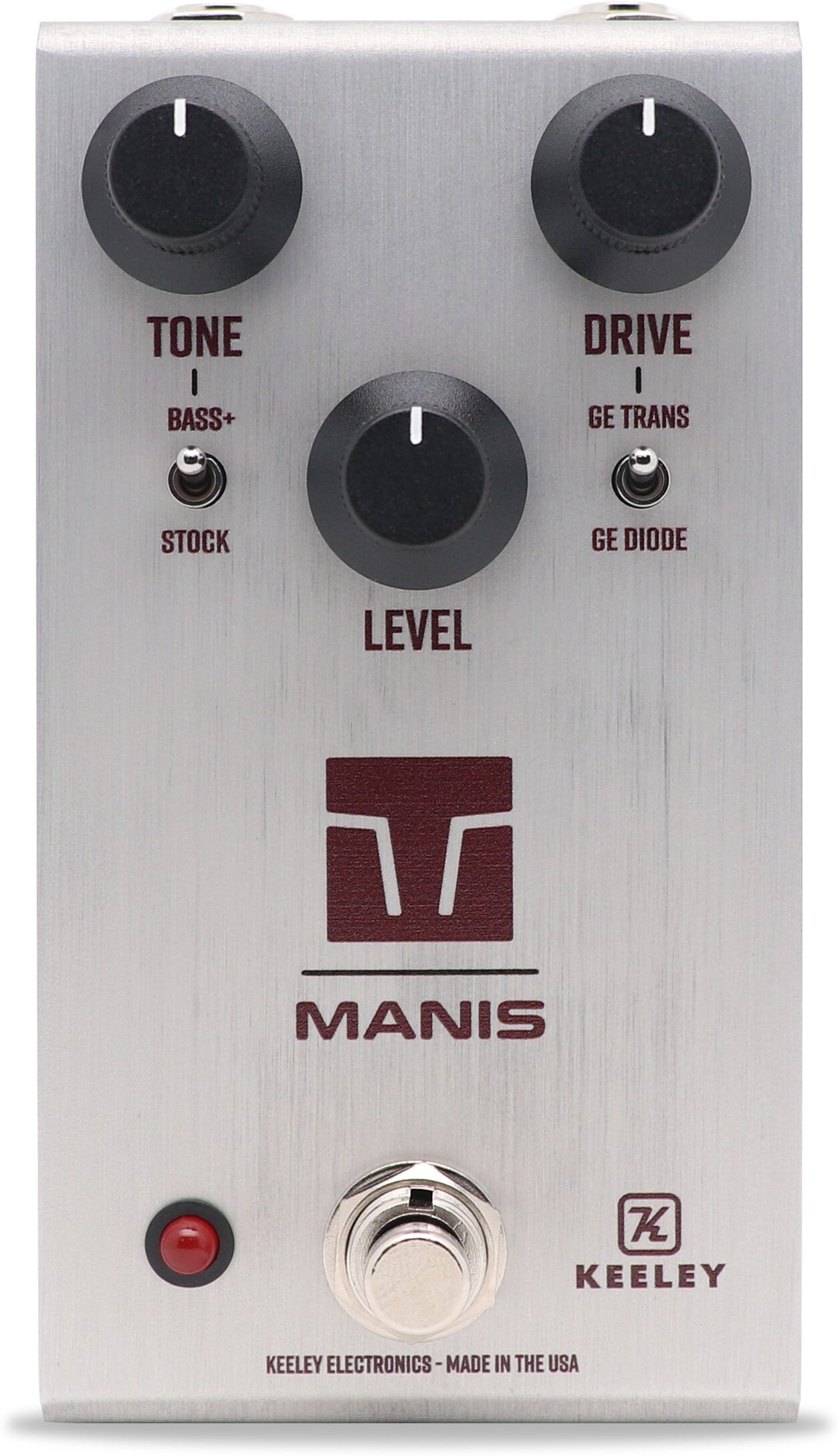 Keeley Manis Overdrive Pedal, New, Action Position Back