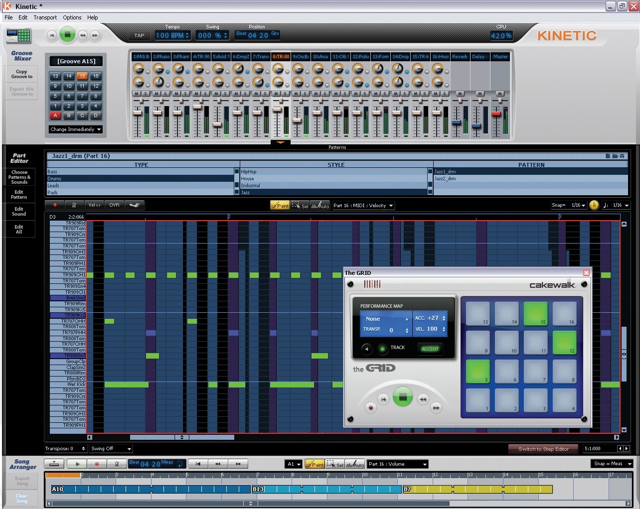 Cakewalk Kinetic Electronic Music Studio Software (Windows)