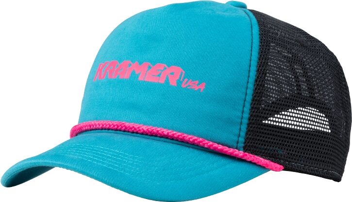 Kramer Rope Trucker Hat, Blue, Action Position Back