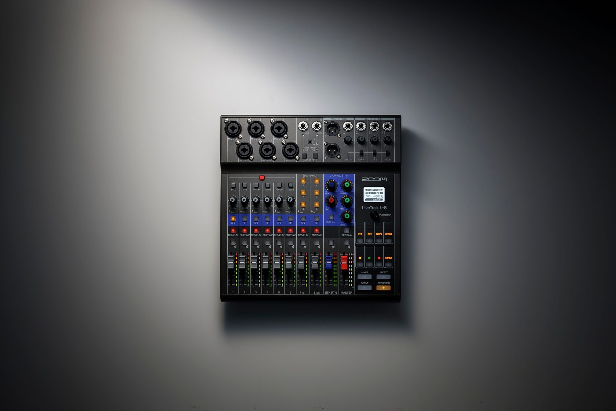 Zoom LiveTrak L-8 Digital Mixer, 8-Channel | zZounds