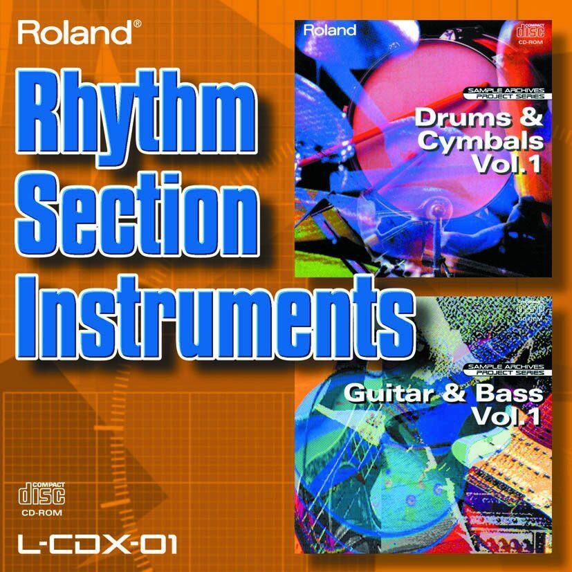 Roland LCDX01 Rhythm Section Instruments Sample Disc (Factory Re-Sealed), Main