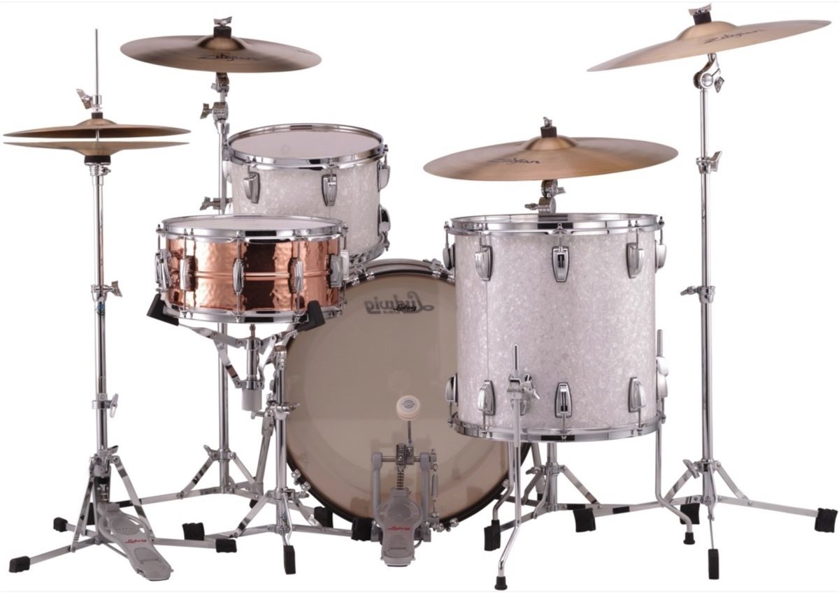 Ludwig Classic Maple FAB 3 Drum Shell Kit, 3-Piece, Back