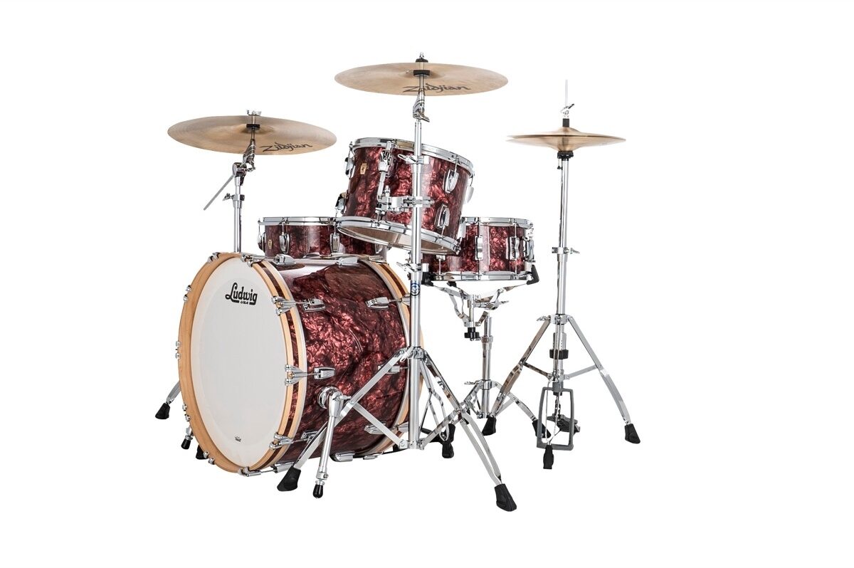 Ludwig L84233AX Classic Maple FAB Drum Shell Kit, 3-Piece, view