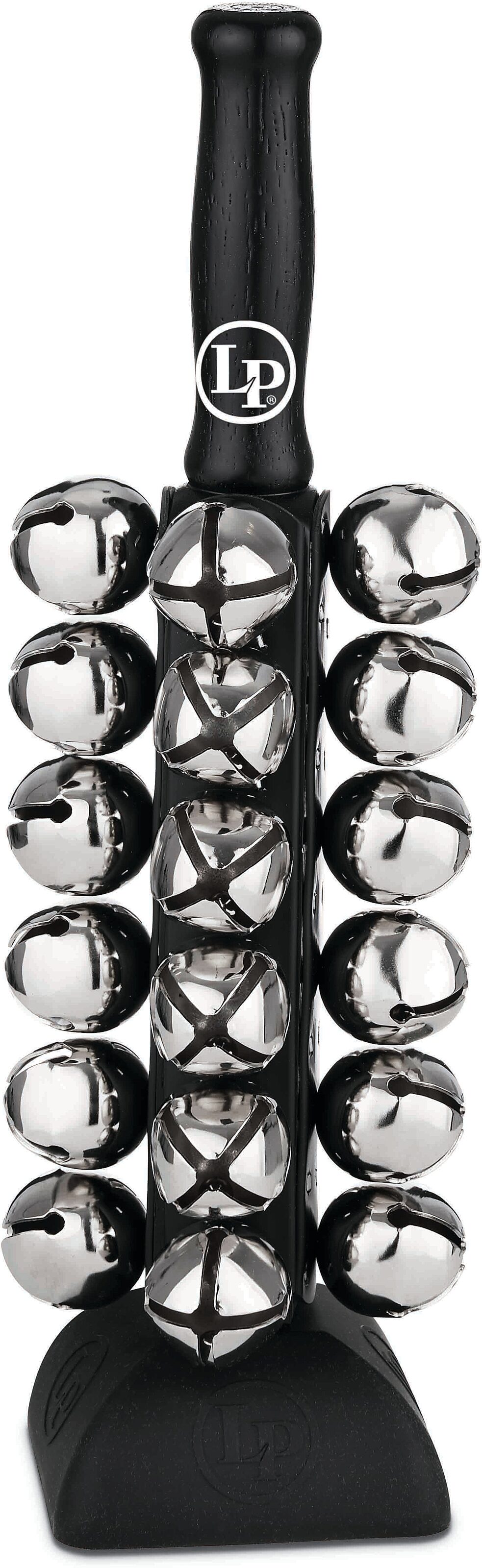Latin Percussion Deluxe Sleigh Bells, Action Position Back
