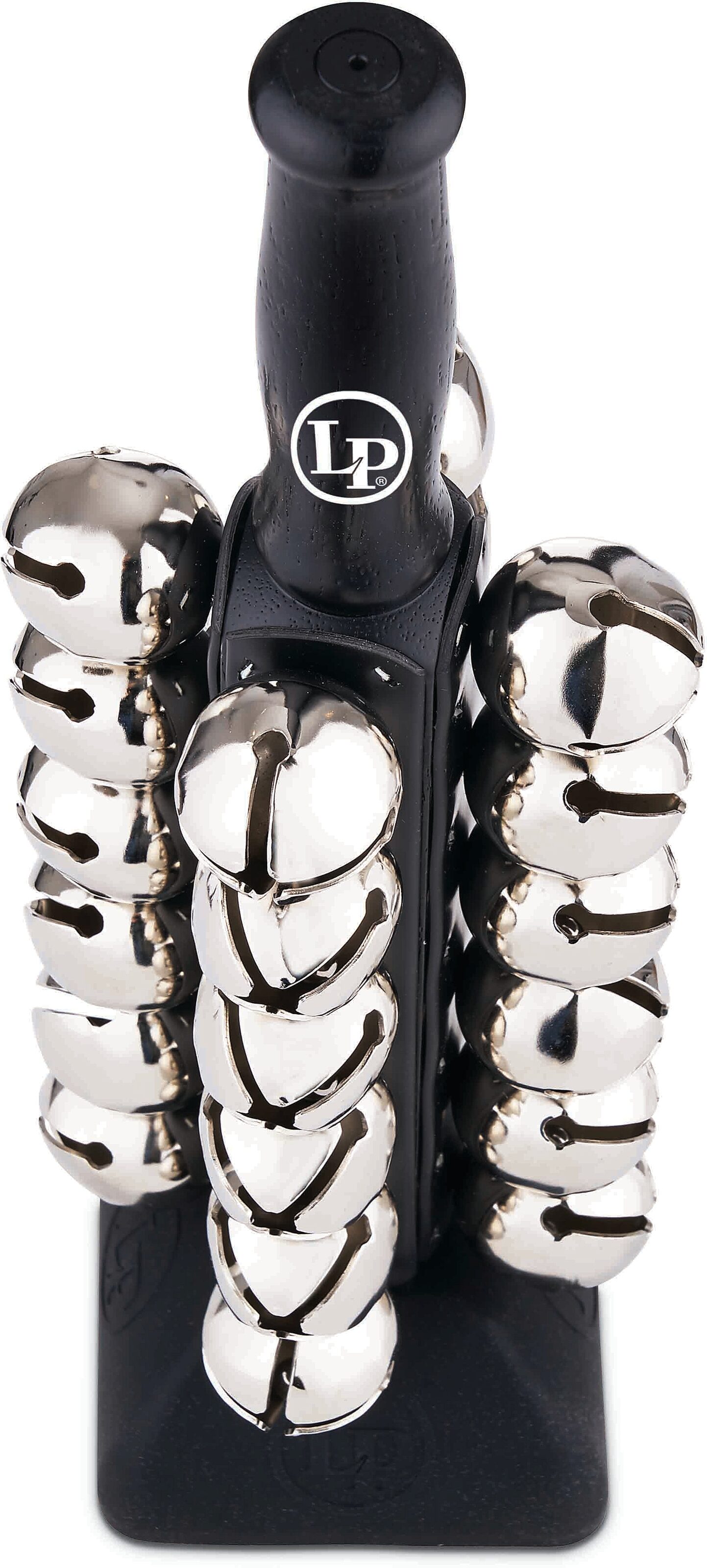 Latin Percussion Deluxe Sleigh Bells, Action Position Back