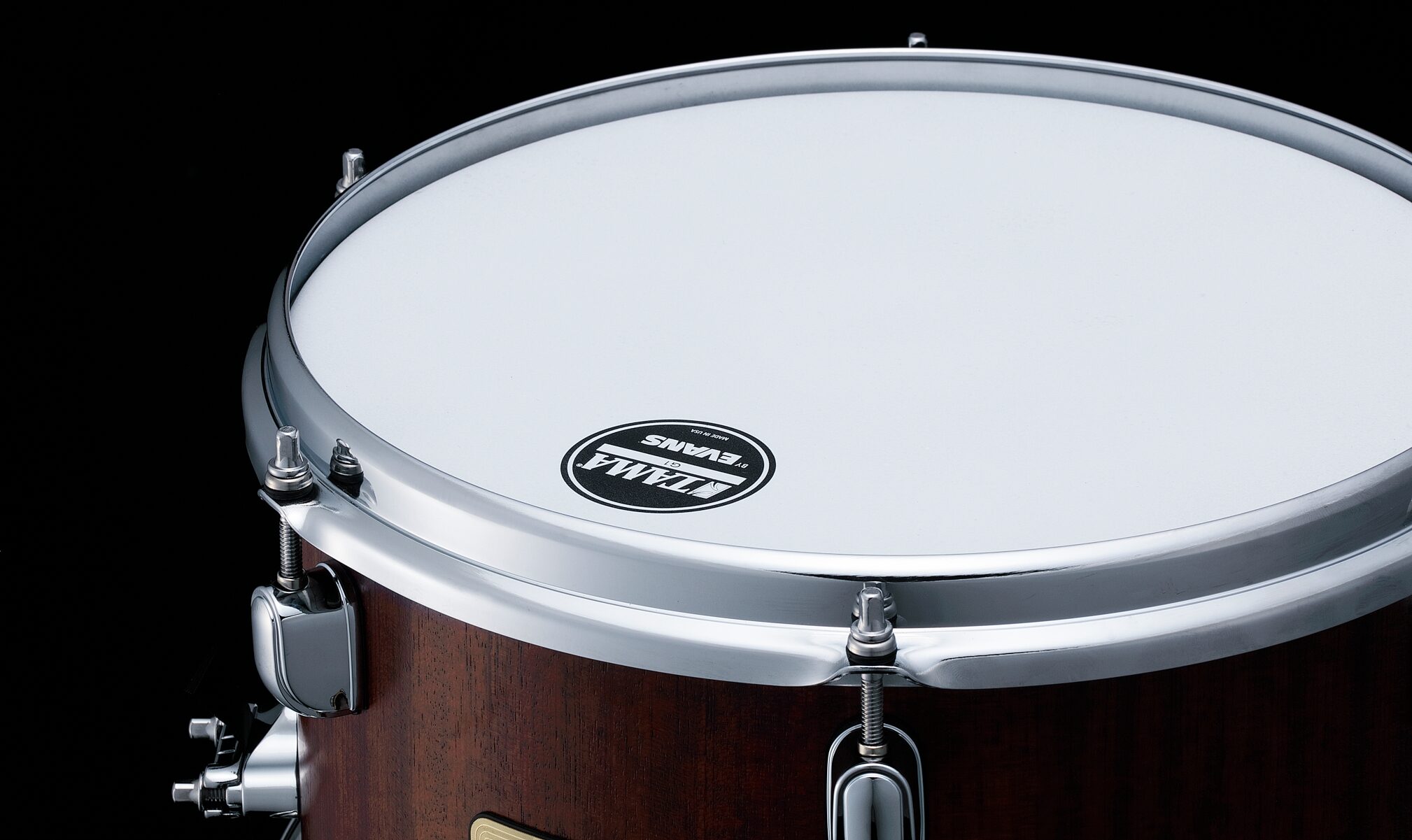 Tama S.L.P. Mod Bubinga Snare Drum LBU127, 7x12 Inch, Action Position Back