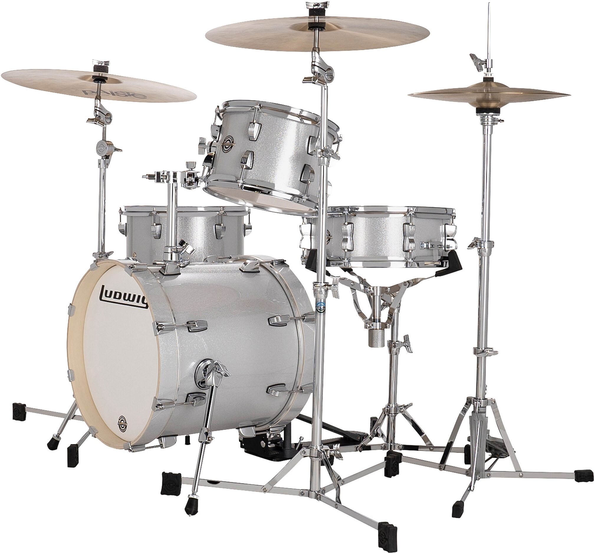 Ludwig LC279 Breakbeats Drum Shell Kit, 4-Piece, Action Position Back