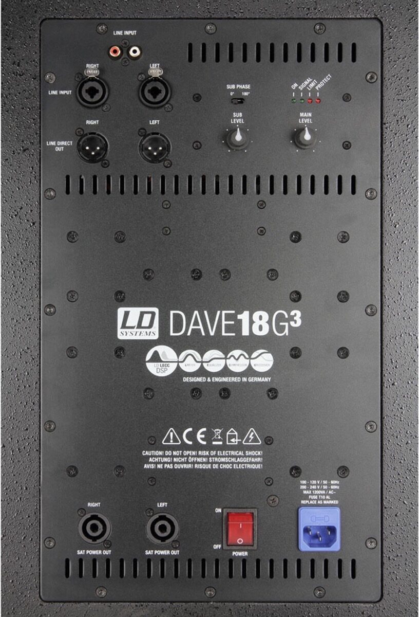 LD Systems Dave 18 G3 Compact Powered PA System, View 8