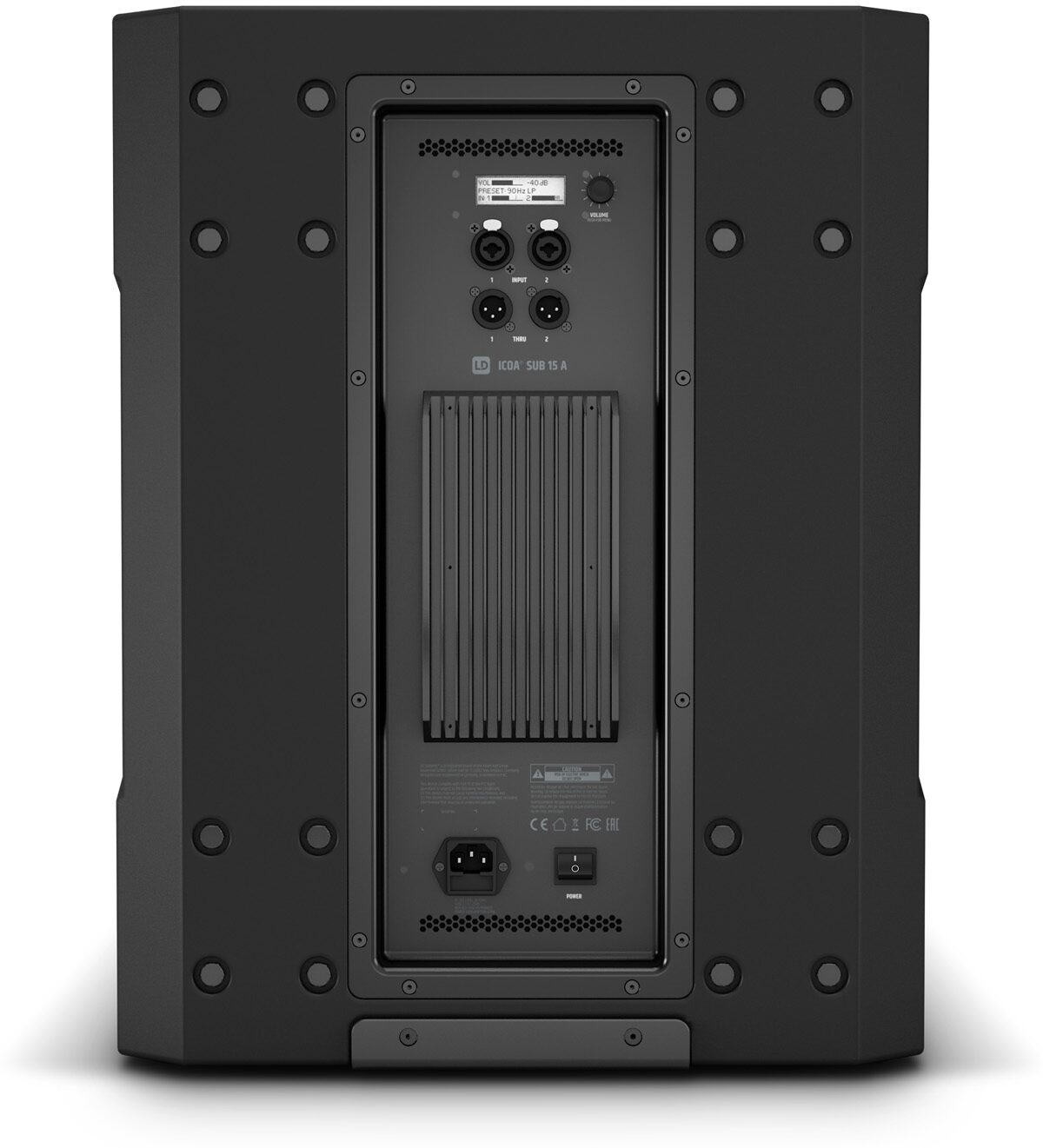 LD Systems ICOA SUB15A Powered Subwoofer, Action Position Back