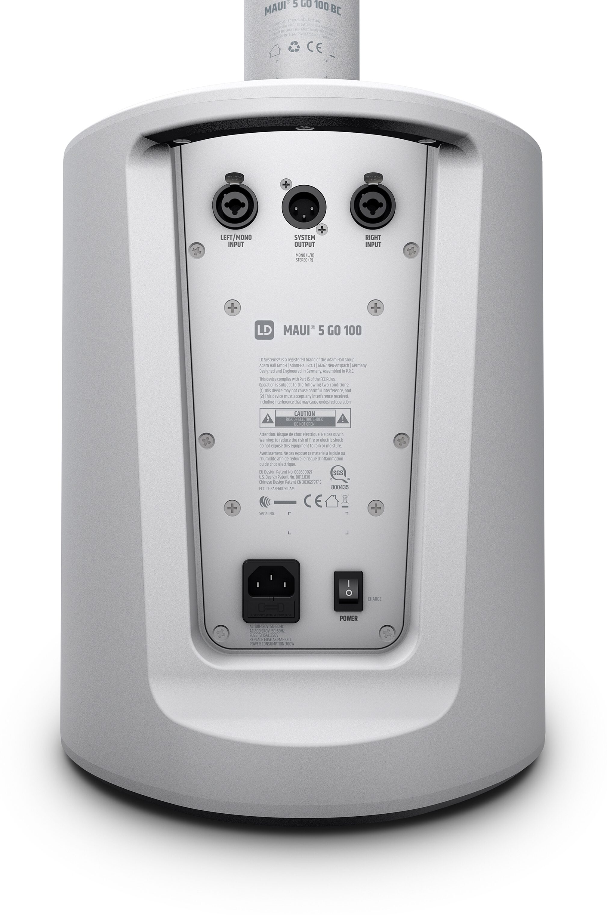 LD Systems Maui 5 GO 100 Portable Battery-Powered PA System, Action Position Back