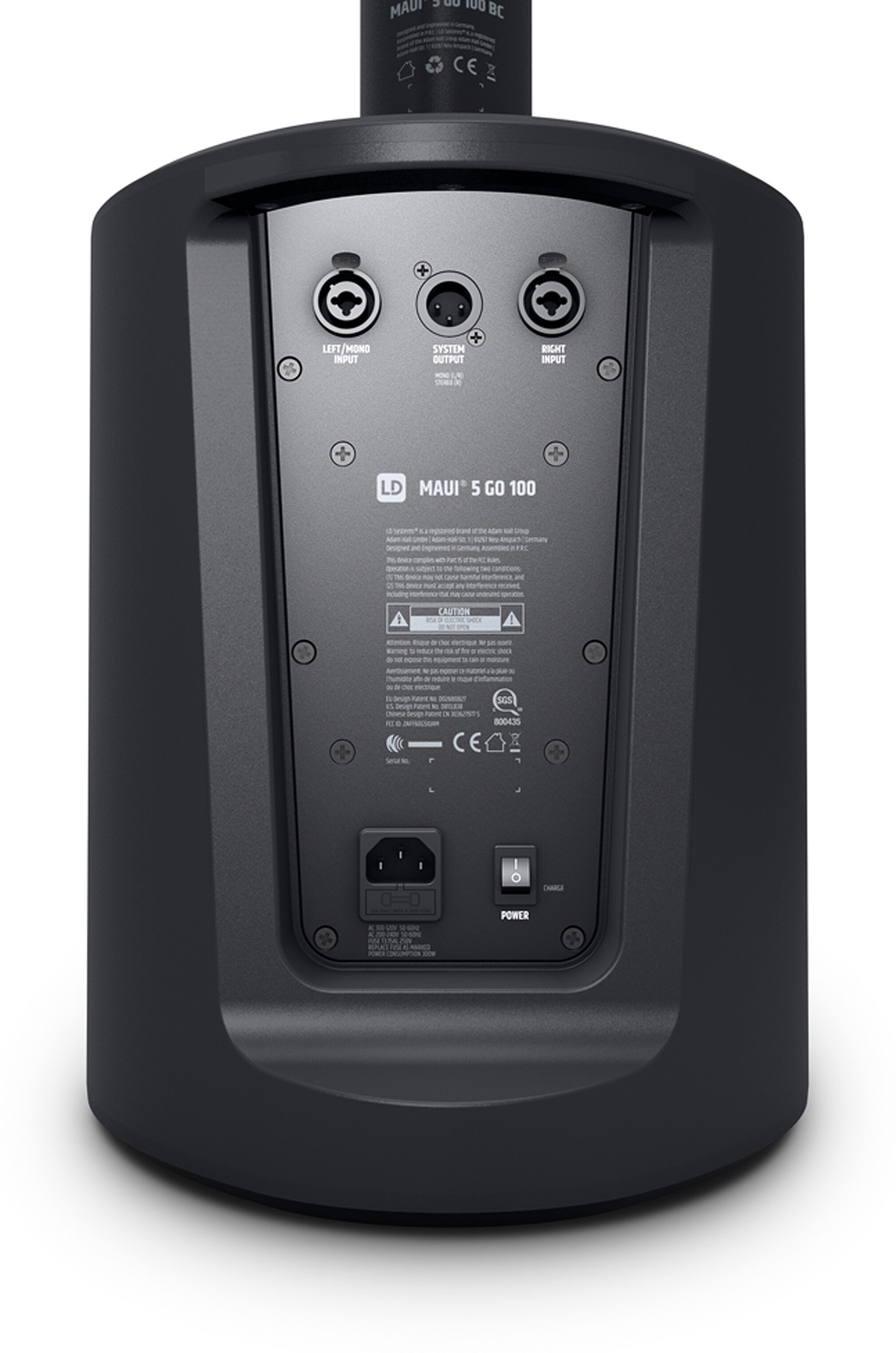 LD Systems Maui 5 GO 100 Portable Battery-Powered PA System, Action Position Back
