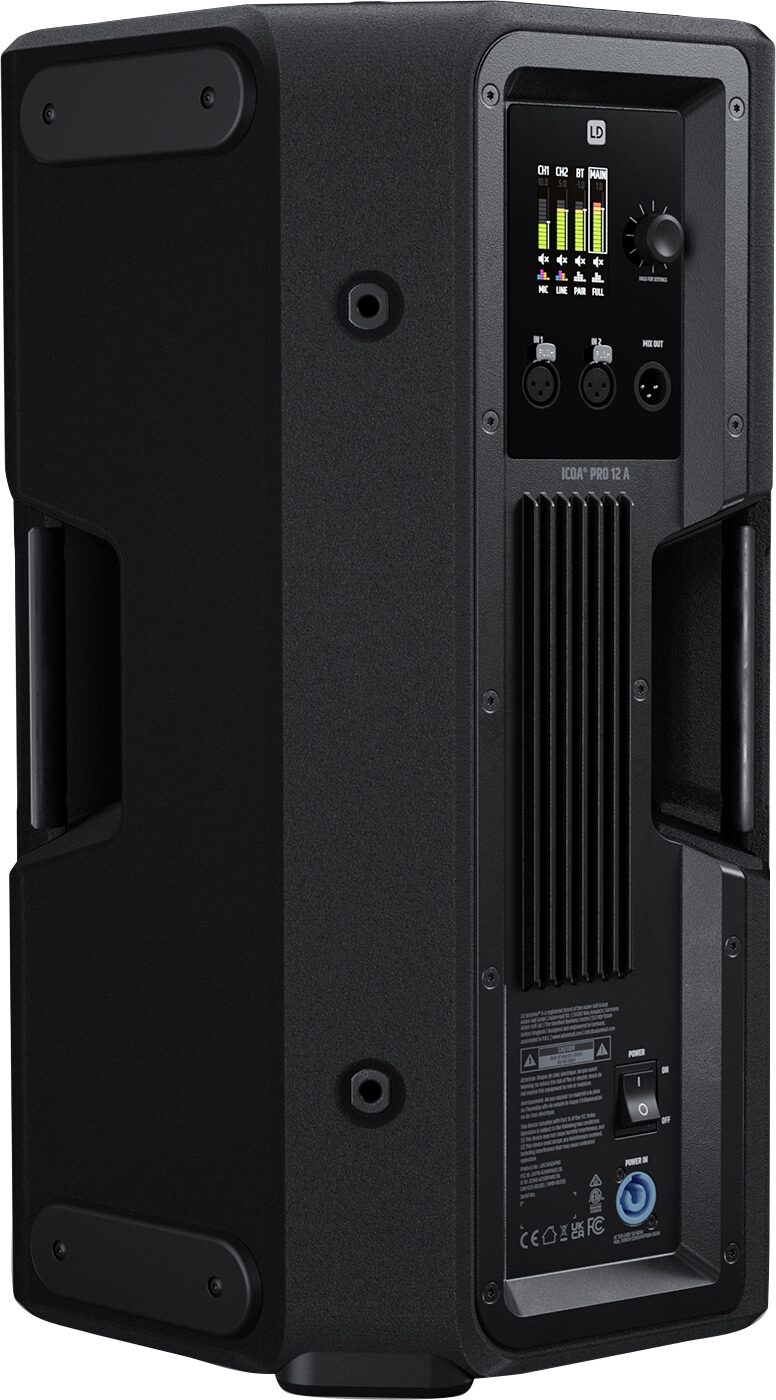 LD Systems ICOA PRO 12 A Powered Loudspeaker, New, Action Position Back