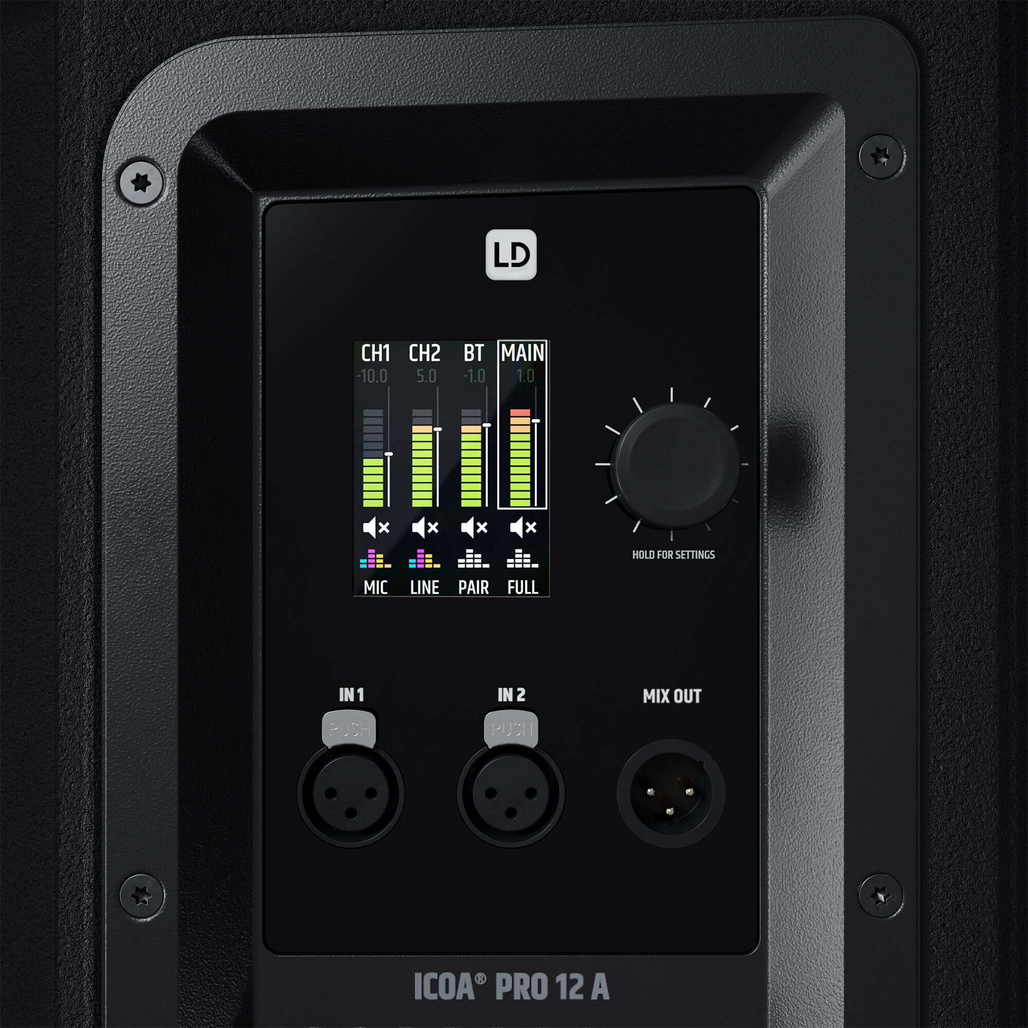 LD Systems ICOA PRO 12 A Powered Loudspeaker, New, Action Position Back
