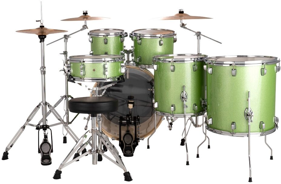 Ludwig LE622 Evolution Complete Drum Set, 6-Piece, Action Position Back