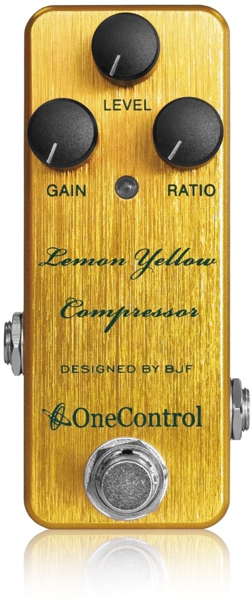 One Control Lemon Yellow Compressor Pedal | zZounds