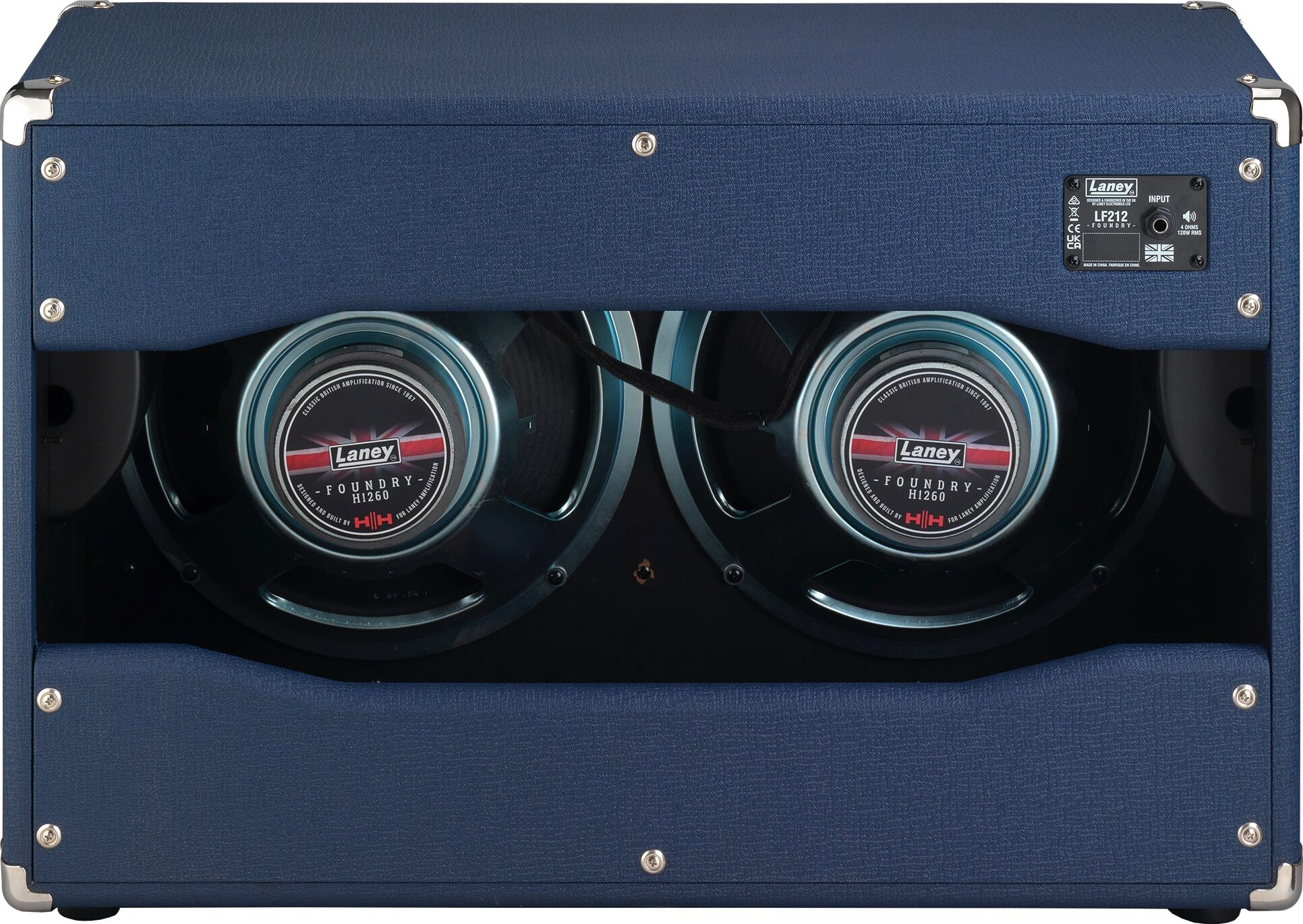 Laney LF212 Lionheart Foundry Guitar Speaker Cabinet (120 Watts, 2x12), 4 Ohms, Action Position Back