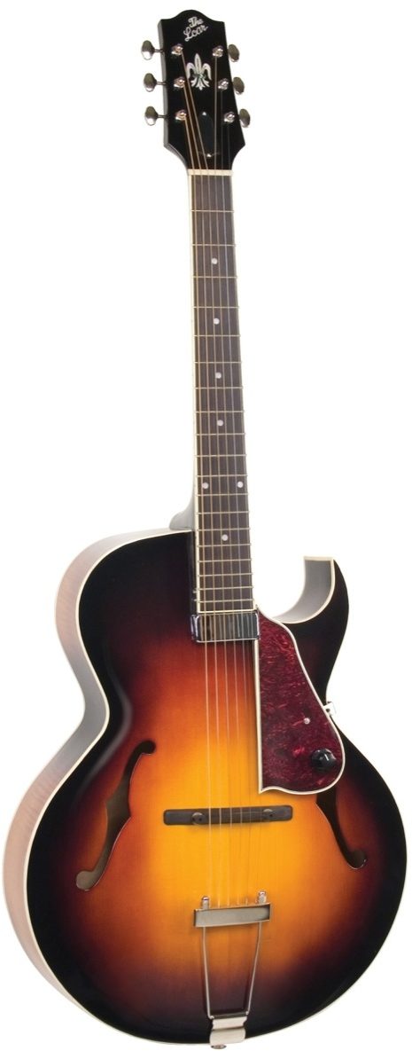 The Loar LH-350 Archtop Cutaway Electric Guitar, Sunburst
