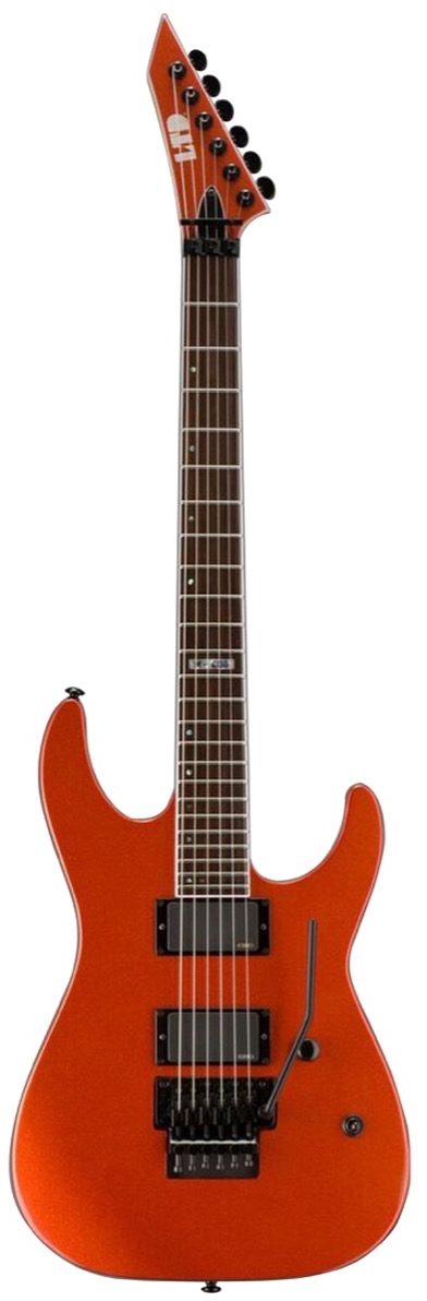 ESP LTD M-400 R Electric Guitar, Burnt Orange Metallic