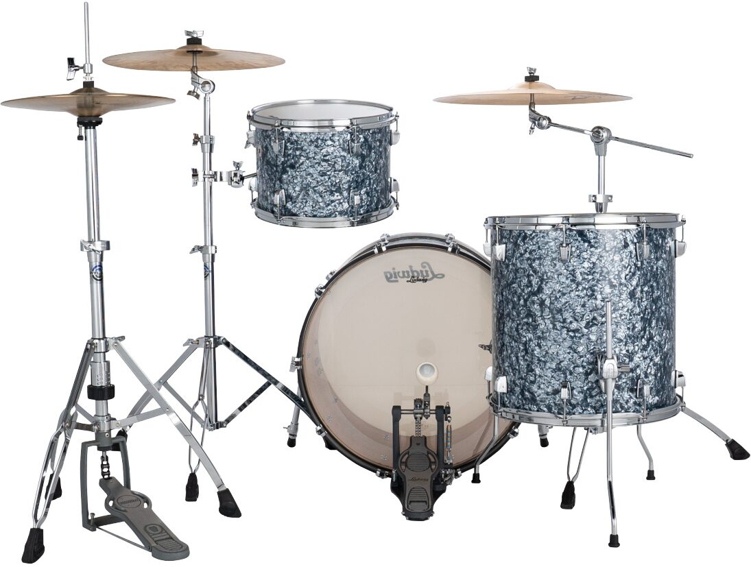 Ludwig LN34233TX Neusonic FAB 3-Piece Drum Shell Kit, Action Position Back