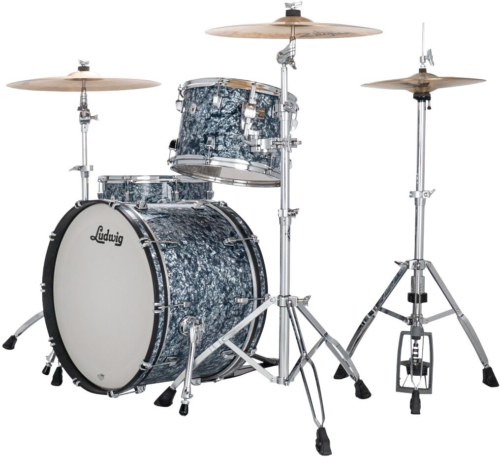 Ludwig LN34233TX Neusonic FAB 3-Piece Drum Shell Kit, Action Position Back