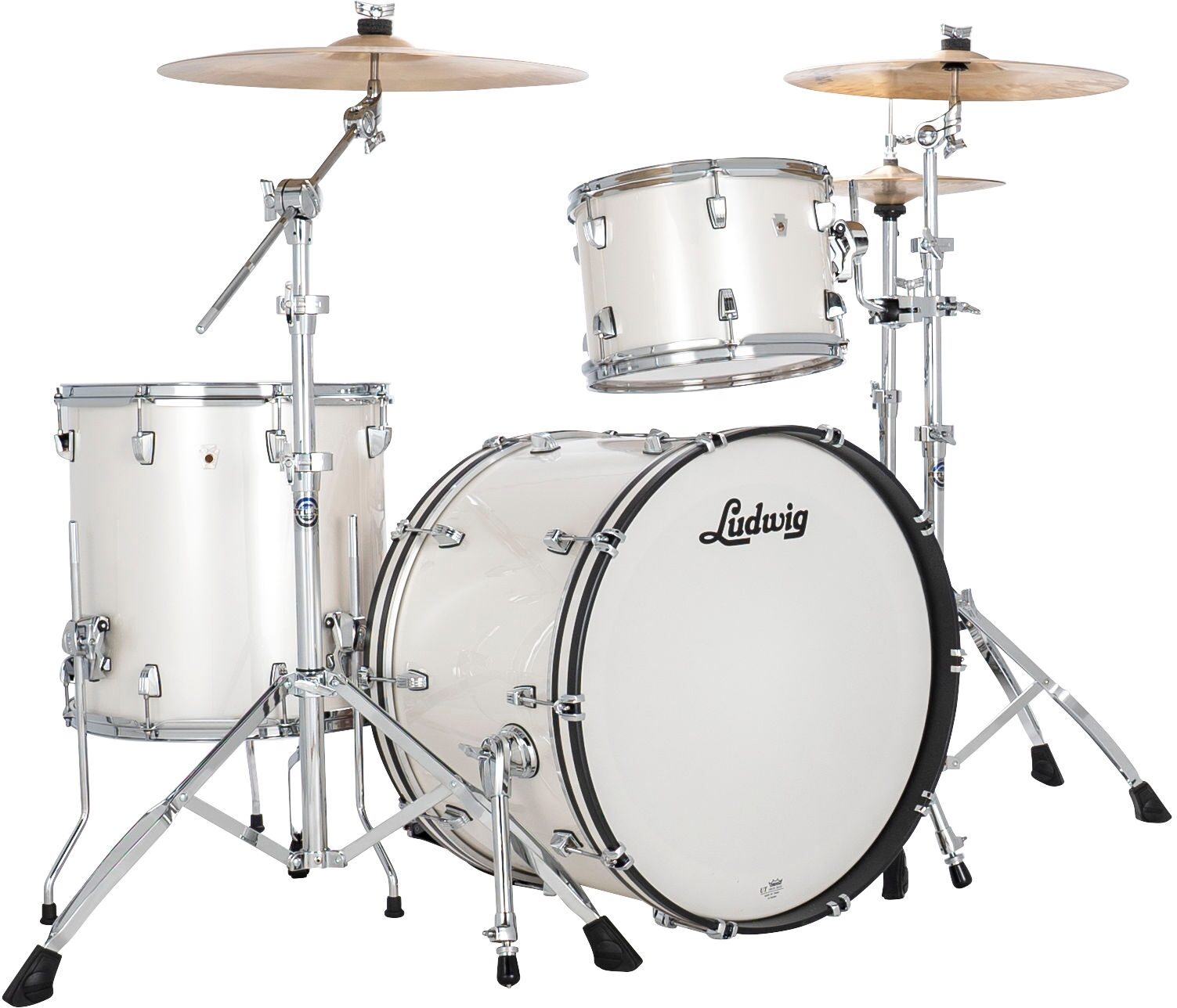 Ludwig LN34233TX Neusonic FAB 3-Piece Drum Shell Kit, Action Position Back