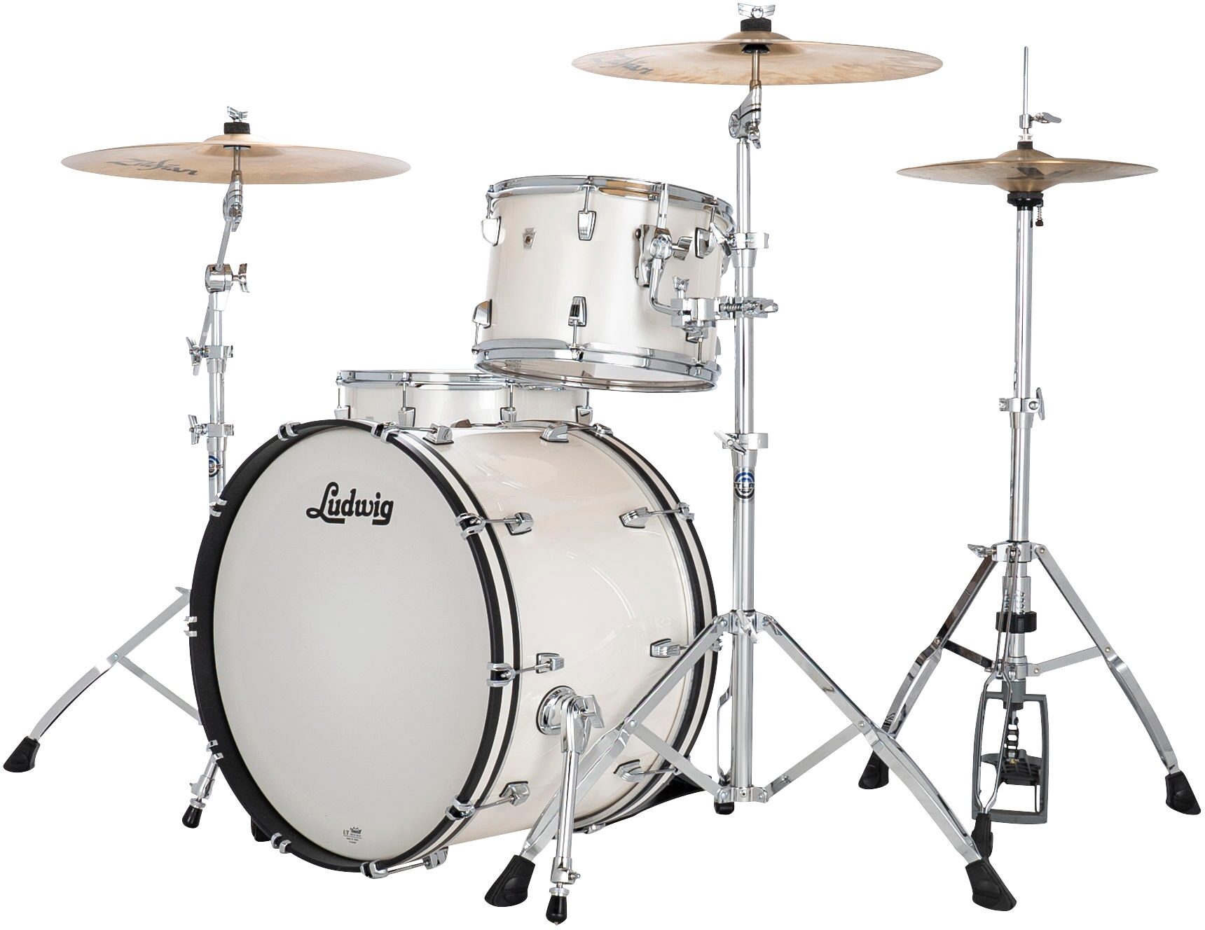 Ludwig LN34233TX Neusonic FAB 3-Piece Drum Shell Kit, Action Position Back