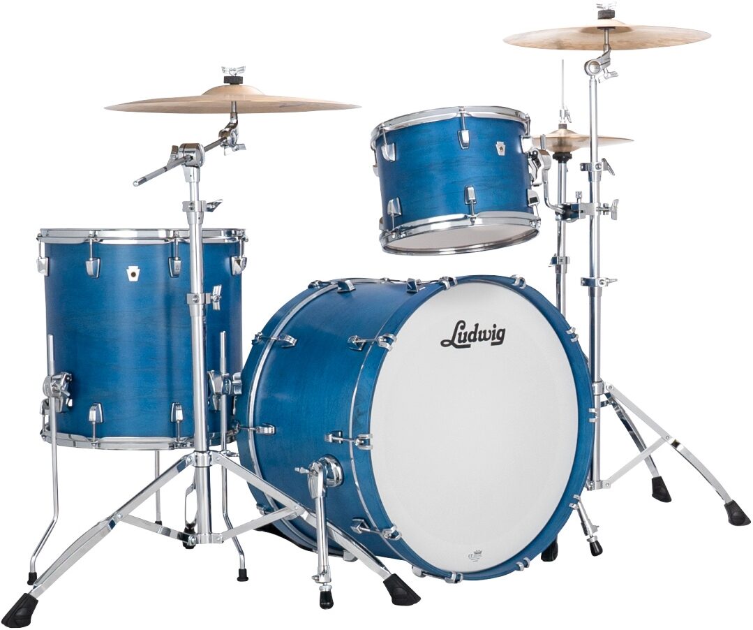 Ludwig LN34233TX Neusonic FAB 3-Piece Drum Shell Kit, Action Position Back