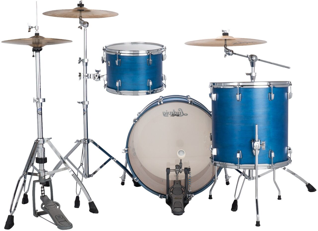 Ludwig LN34233TX Neusonic FAB 3-Piece Drum Shell Kit, Action Position Back