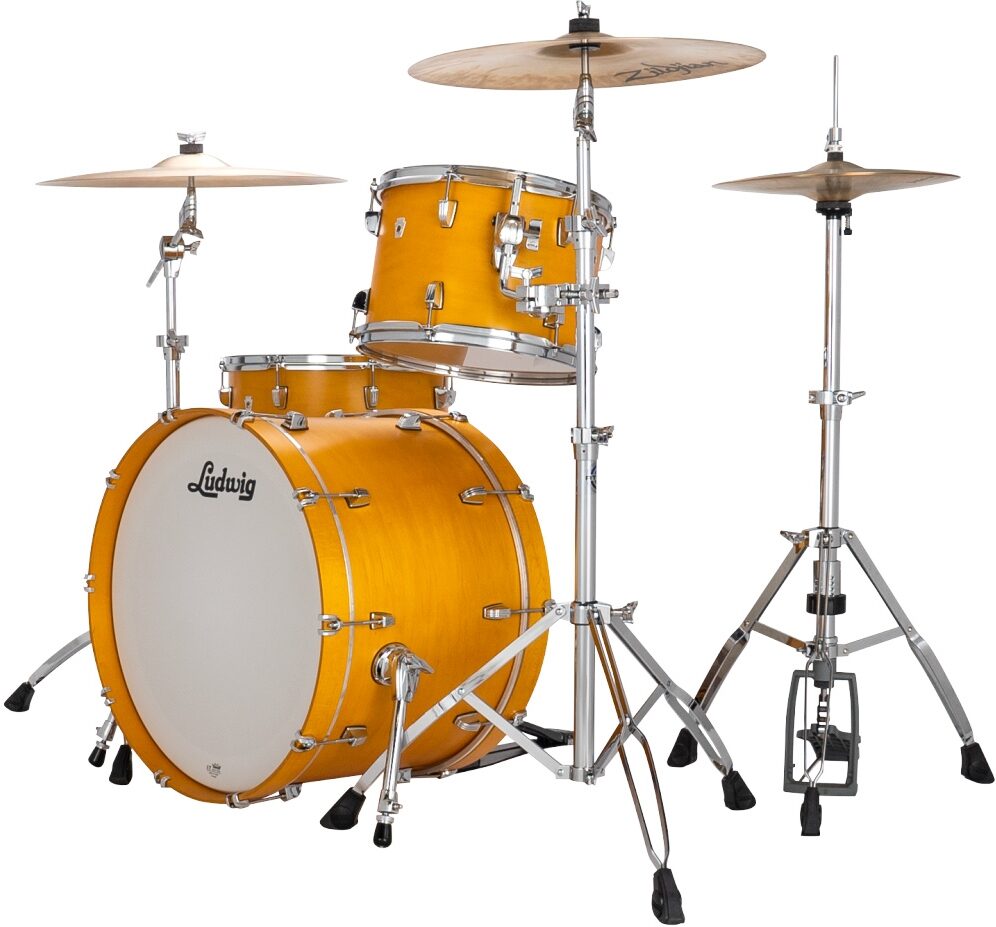 Ludwig LN34233TX Neusonic FAB 3-Piece Drum Shell Kit, Action Position Back