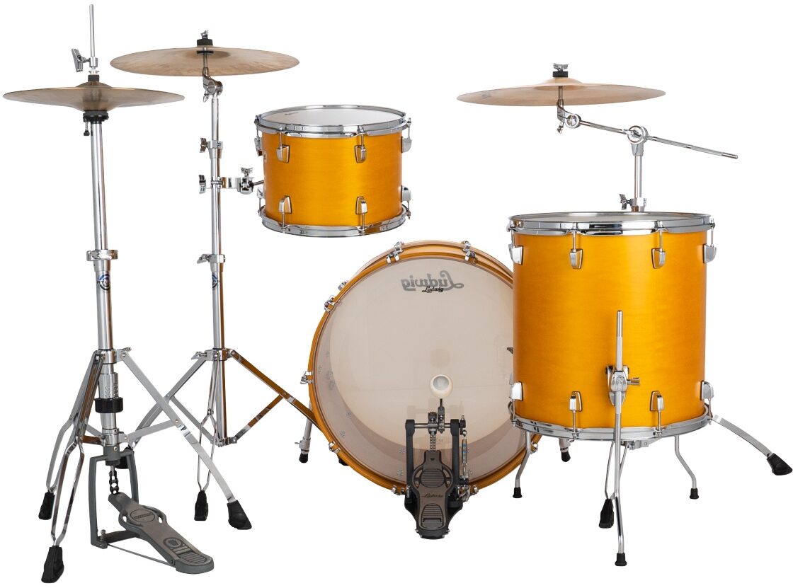 Ludwig LN34233TX Neusonic FAB 3-Piece Drum Shell Kit, Action Position Back