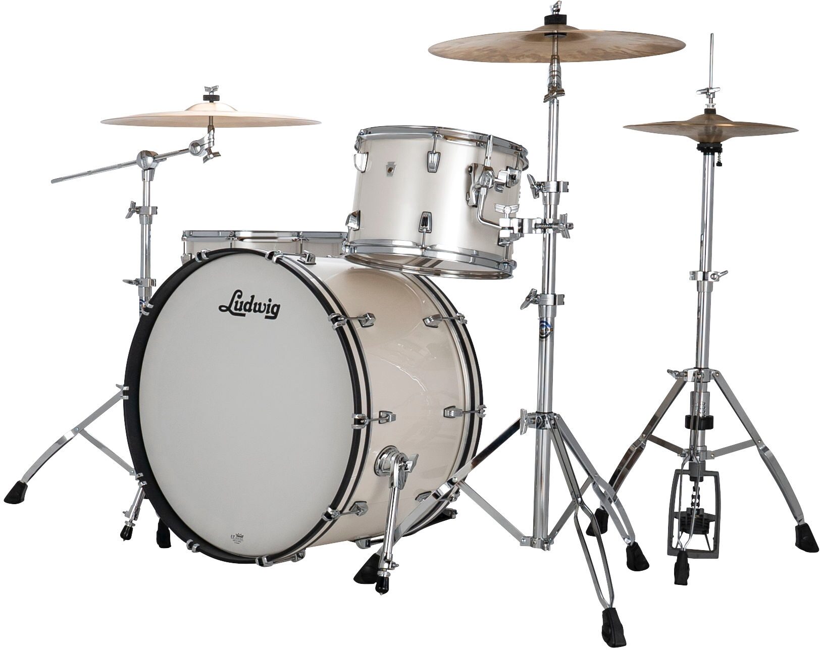 Ludwig LN34233TX Neusonic FAB 3-Piece Drum Shell Kit, Action Position Back