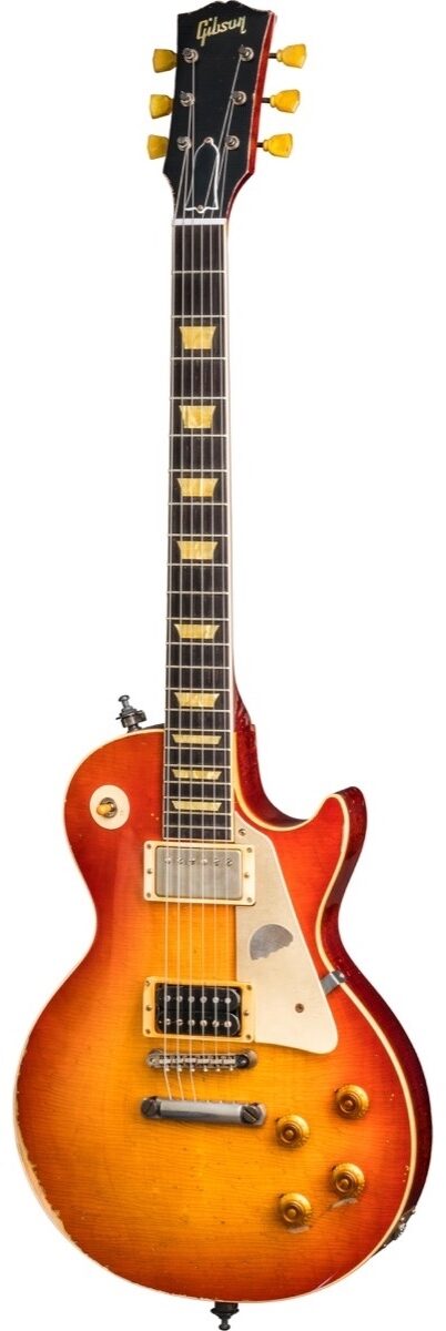 Gibson Slash 1958 Les Paul First Standard 8 3096 Aged Electric Guitar (with Case), Main