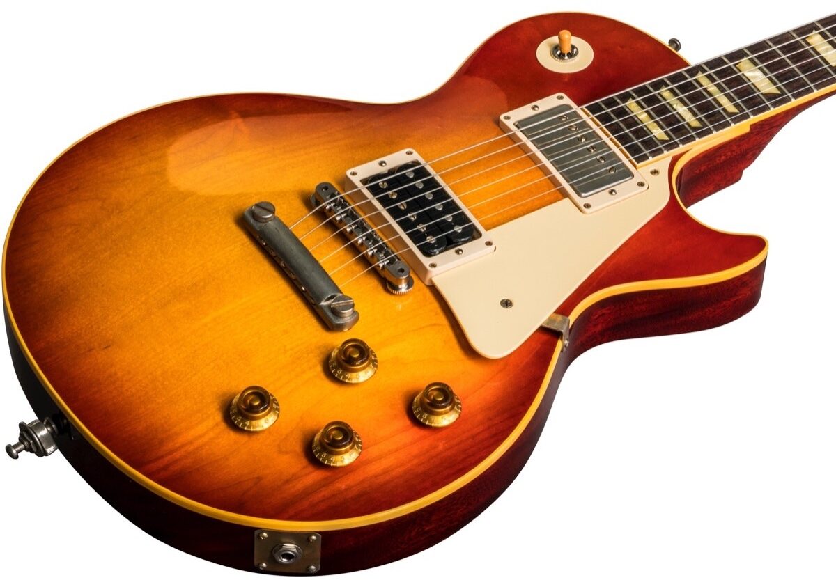 Gibson Slash 1958 Les Paul First Standard 8 3096 Aged Electric Guitar (with Case), Glam