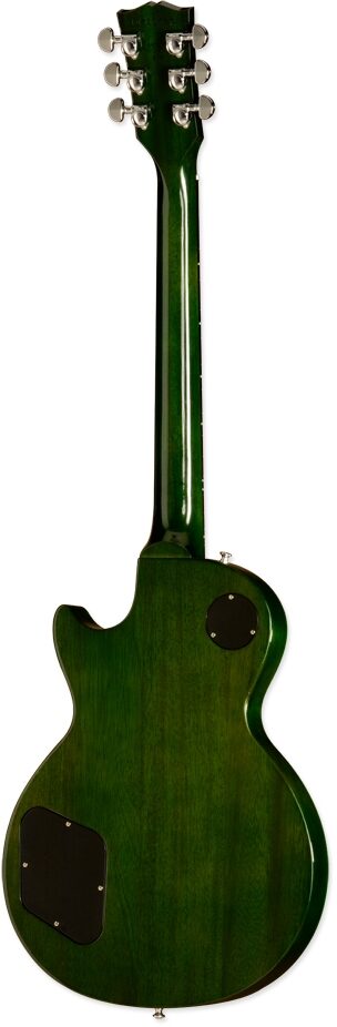 Gibson Anniversary Flood Les Paul Electric Guitar, with Case, Green Swirl - Back
