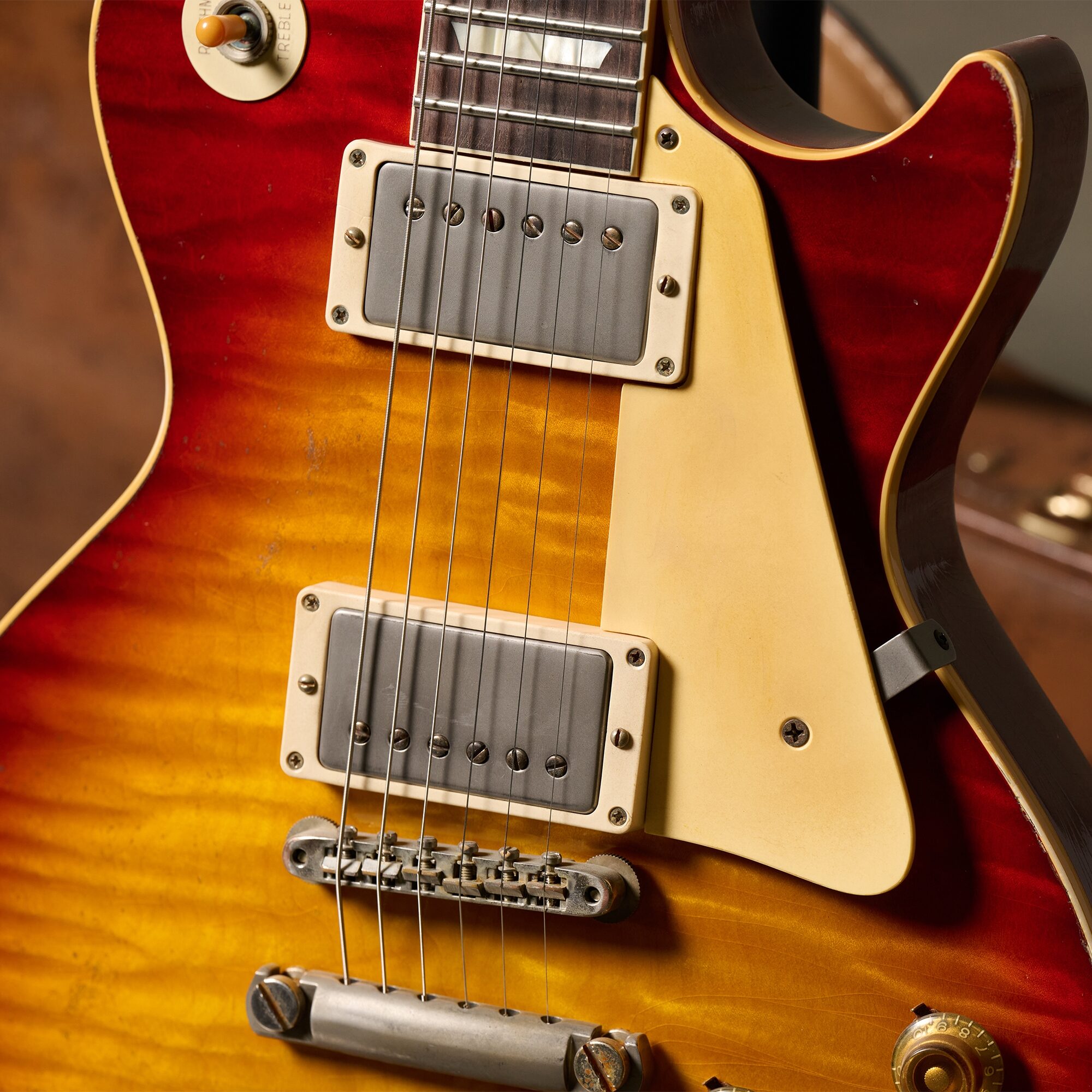 Gibson Custom Shop 1959 Murphy Lab Les Paul Electric Guitar, Brazilian Rosewood Fingerboard (with Case), Action Position Back