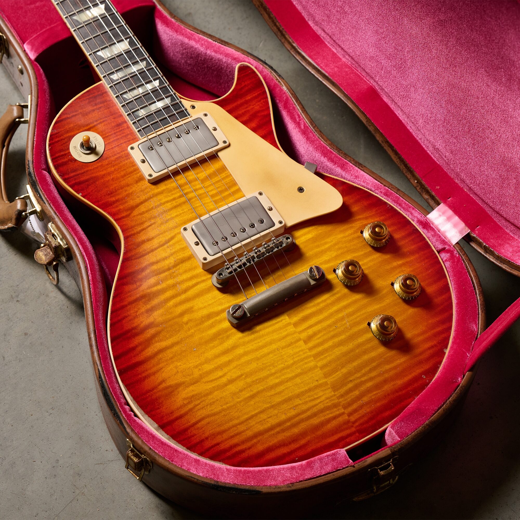 Gibson Custom Shop 1959 Murphy Lab Les Paul Electric Guitar, Brazilian Rosewood Fingerboard (with Case), Action Position Back