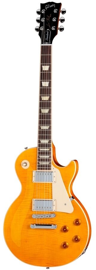 Gibson 2013 Les Paul Standard Electric Guitar (with Case), Transparent Amber