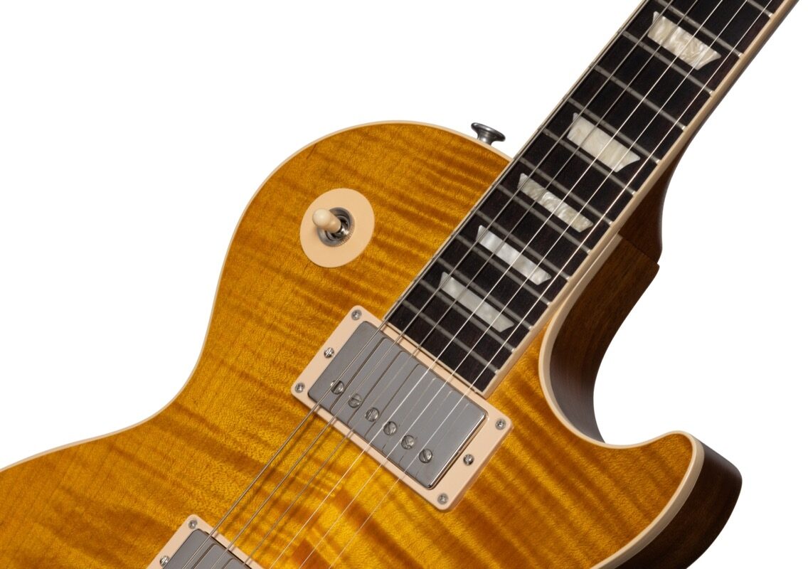 Gibson Custom Kirk Hammett "Greeny" 1959 Les Paul Standard Electric Guitar (with Case), view