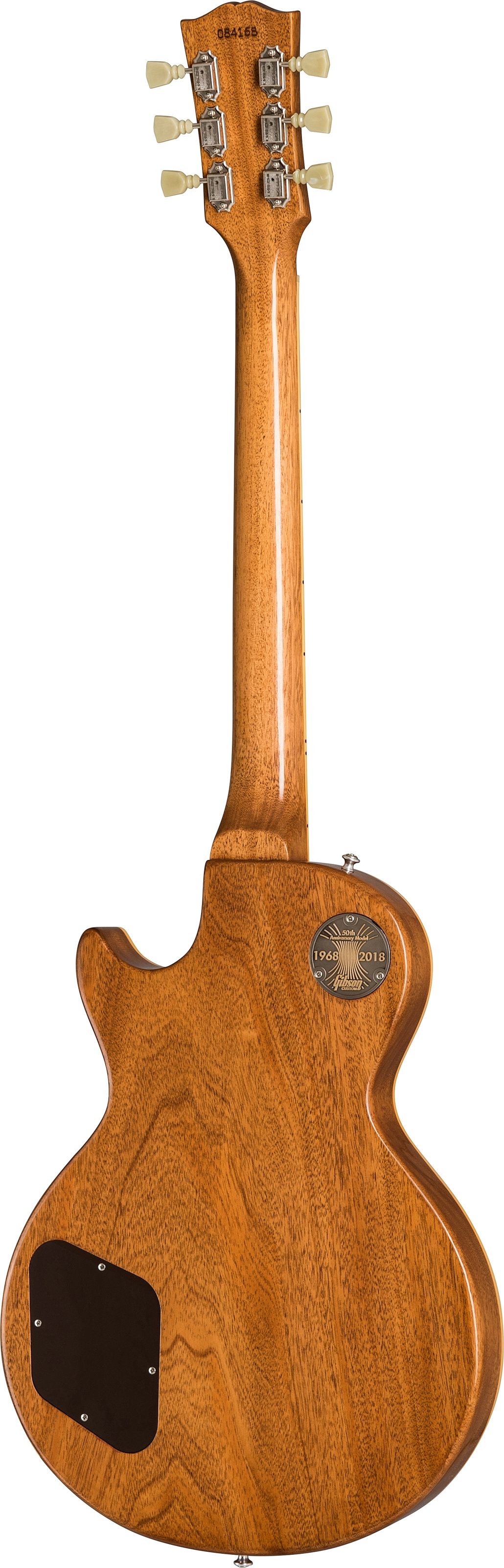 Gibson Custom 50th Anniversary 1968 Les Paul Goldtop Electric Guitar (with Case), Action Position Back